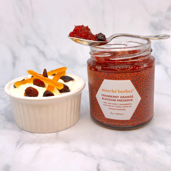 Marche Berber 6oz Cranberry Orange Blossom Preserve