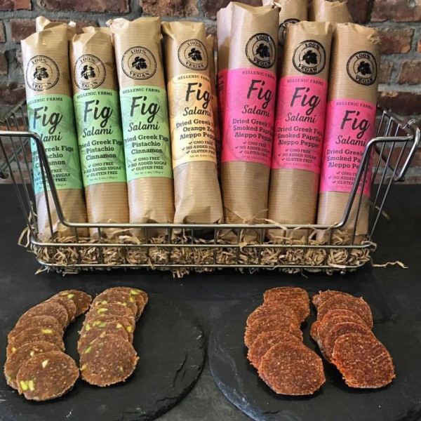 Fig Salami with Pistachio and Cinnamon 