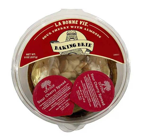 La Bonne Vie Sour Cherry with Almond baking Brie Kit 