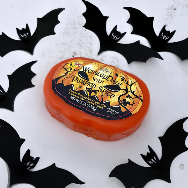 Pumpkin Shaped Wensleydale with Pumpkin Spice