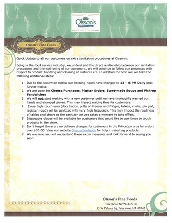 COVID-19 UPDATE
