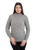 Turtle Neck Cable Sweater