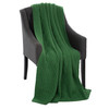 SAOL Dara Merino Wool Aran Throw MT100 Green SaolKnitwear.com