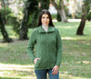Cable Knit Bomber Jacket	ML174 - 105 Green Saol