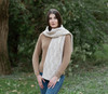 Aran Leaf Scarf	ML168 - 109 Parsnip