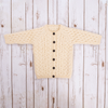 Kids Aran Cardigan  MK101-100 Natural