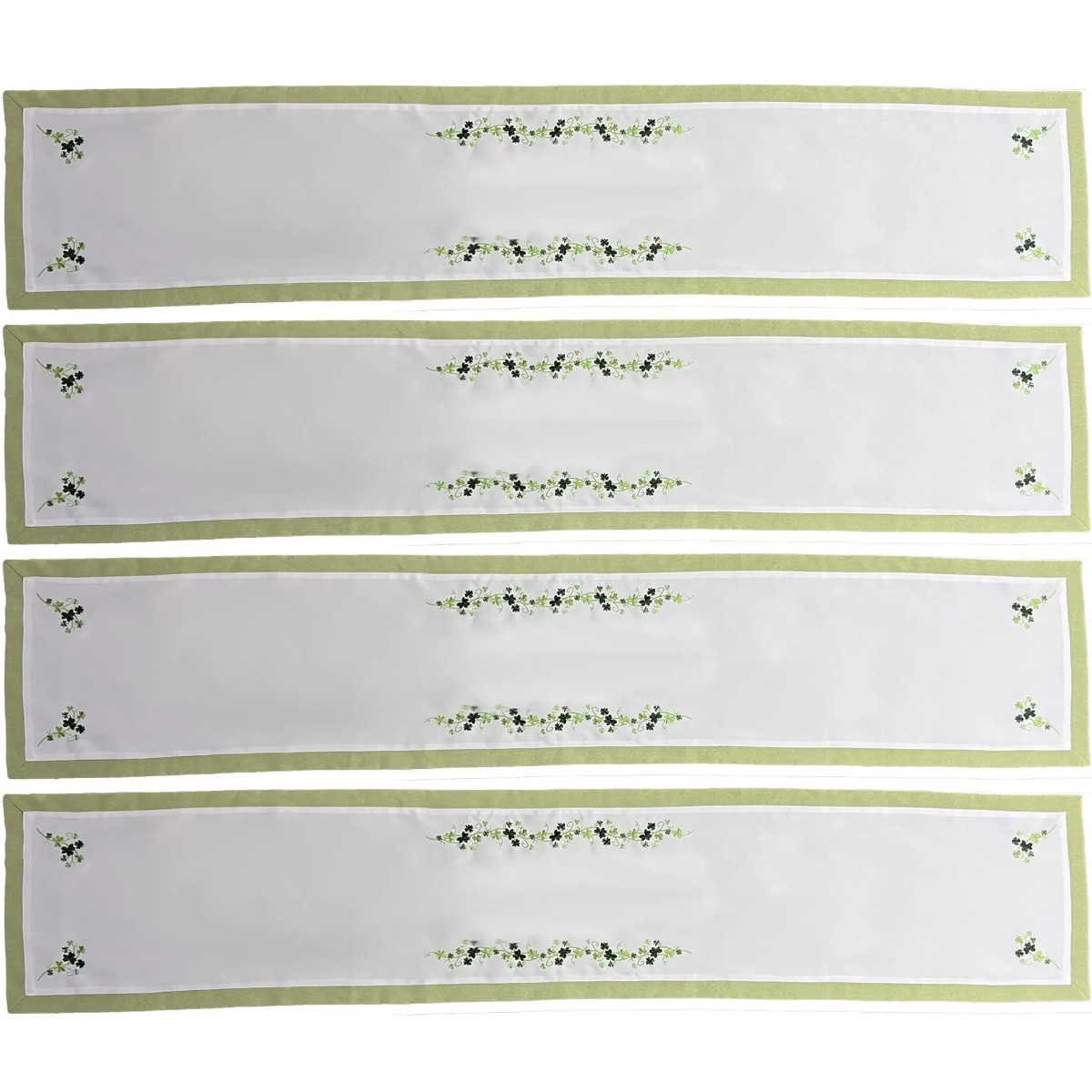 Packs of 40 Shades Green Table Runner 14x72 inch