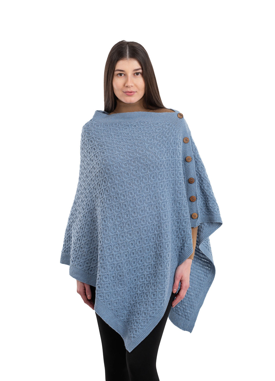 Luxurious Knit Lambswool Poncho