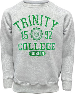 Mens Ireland Grey Trinity College Long Sleeve Sweatshirt
