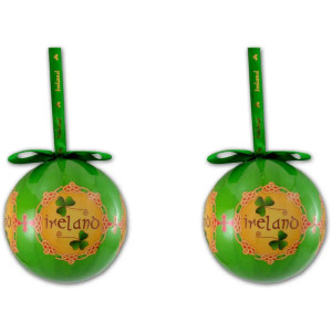 Shamrock Designed Ireland Bauble