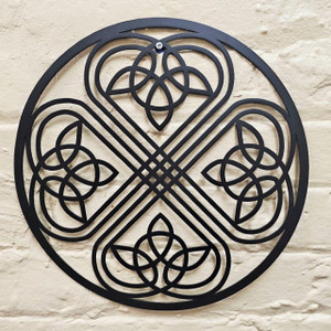 Exclusively Irish Mild Steel Shamrock Leaf