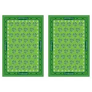 Shamrocks Irish Tea Towel
