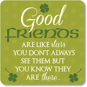 Good Friends" - Irish Coaster