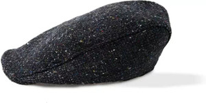 Charcoal Donegal Wool Cap - Irish Touring Style