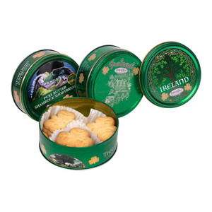Irish Shortbread Cookies in Decorative Tin