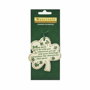 Watervale Shamrock Ornament - May Good Luck