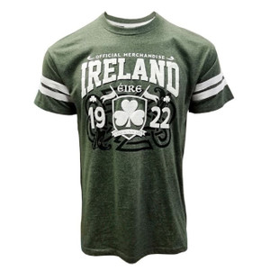 Moss Green Ireland Celtic Tape Sleeve T Shirt