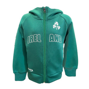 Kids Power Green Ireland Full Zip Hoodie