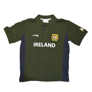 Lansdowne Green/Navy Ireland Kids Polo DublinGiftCompany.com
