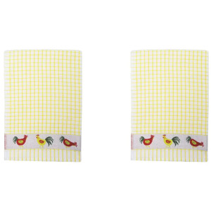 Poli Dri Jacquard Chickens Tea Towel