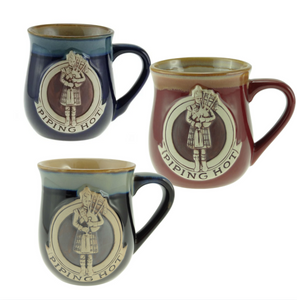 Scottish Piper Stoneware Mug