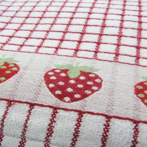 Samuel Lamont Poli Dri Jacquard Strawberry Tea Towel