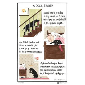 A Dog's Prayer Cotton Tea Towel