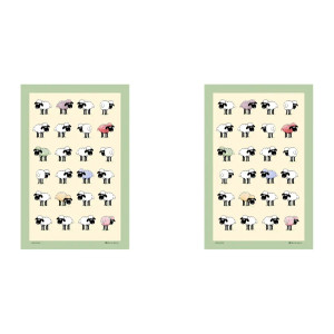 Sheepish Linen Union Tea Towel