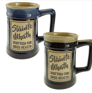 Scotland Slainte Mhath Stoneware Beer Mug