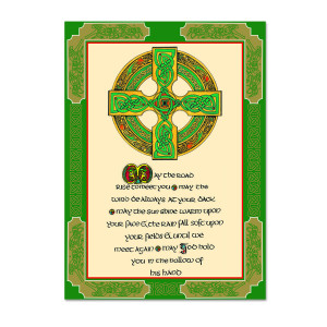 Celtic Blessing Tea Towel