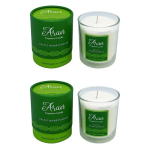 Packs of 150g Celtic Honeysuckle Candles