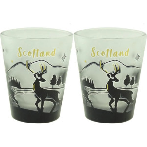 Packs of Noble Stag Design Shot Glass