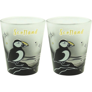Packs of Puffin Design Shot Glass
