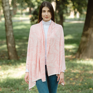 Newgrange Fern Wrap	LS104 - 408	Pastel Red