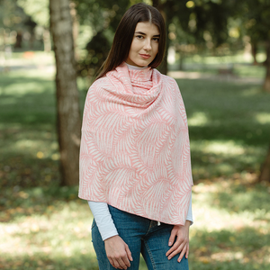 Newgrange Fern Wrap	LS104 - 408	Pastel Red