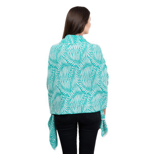 Newgrange Fern Wrap	LS104 - 404	Aqua Green