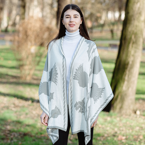 Thistle Scarf  LS106 - 403 Highland Grey  Saol