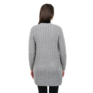 Aran Icon Coat ML166-103 Grey Soal