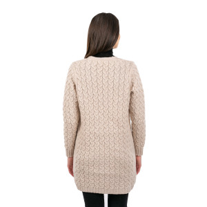 Aran Icon Coat ML166-109 Parsnip Soal
