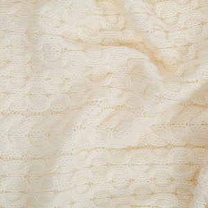 Fisherman Honeycomb Cable Throw MT125 - 100 Natural Saol