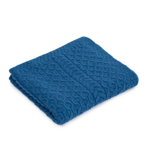 Fisherman Honeycomb Cable Throw MT125- 107 Teal Saol