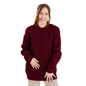 FL194 - 608 Wine  saolknitwear.com