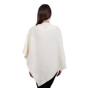 LLS110  - 900 White OS - SAOL Ladies Knitwear Reverse View