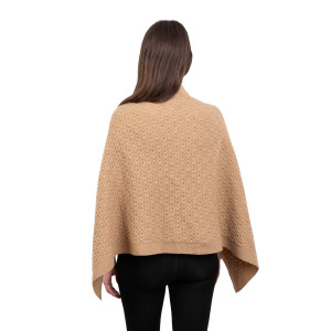 LLS110  - 907 Camel OS - SAOL Ladies Knitwear Reverse View