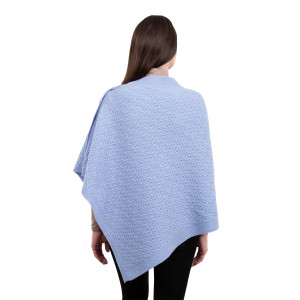 LLS110  - 909 Light Blue OS - SAOL Ladies Knitwear Reverse View
