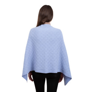 LLS110  - 909 Light Blue OS - SAOL Ladies Knitwear Reverse View