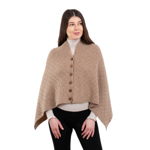 LLS110  - 906 Brown OS - SAOL Ladies Knitwear Front View