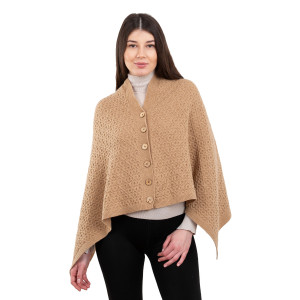 LLS110  - 907 Camel OS - SAOL Ladies Knitwear Front View