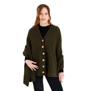 LLS110  - 902 Army Green OS - SAOL Ladies Knitwear Front View