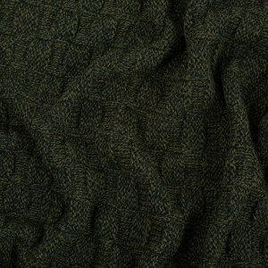 Fisherman Aran Throw FT192 Army Green Details
